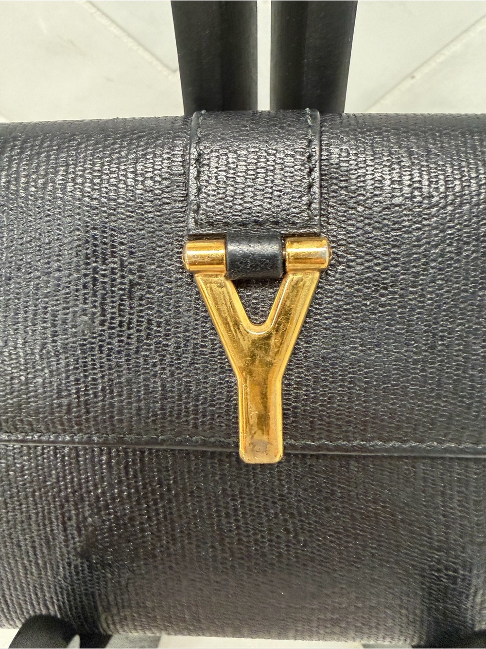 YSL Y-Ligne Black Wallet & Dust Bag - Picture 7 of 9